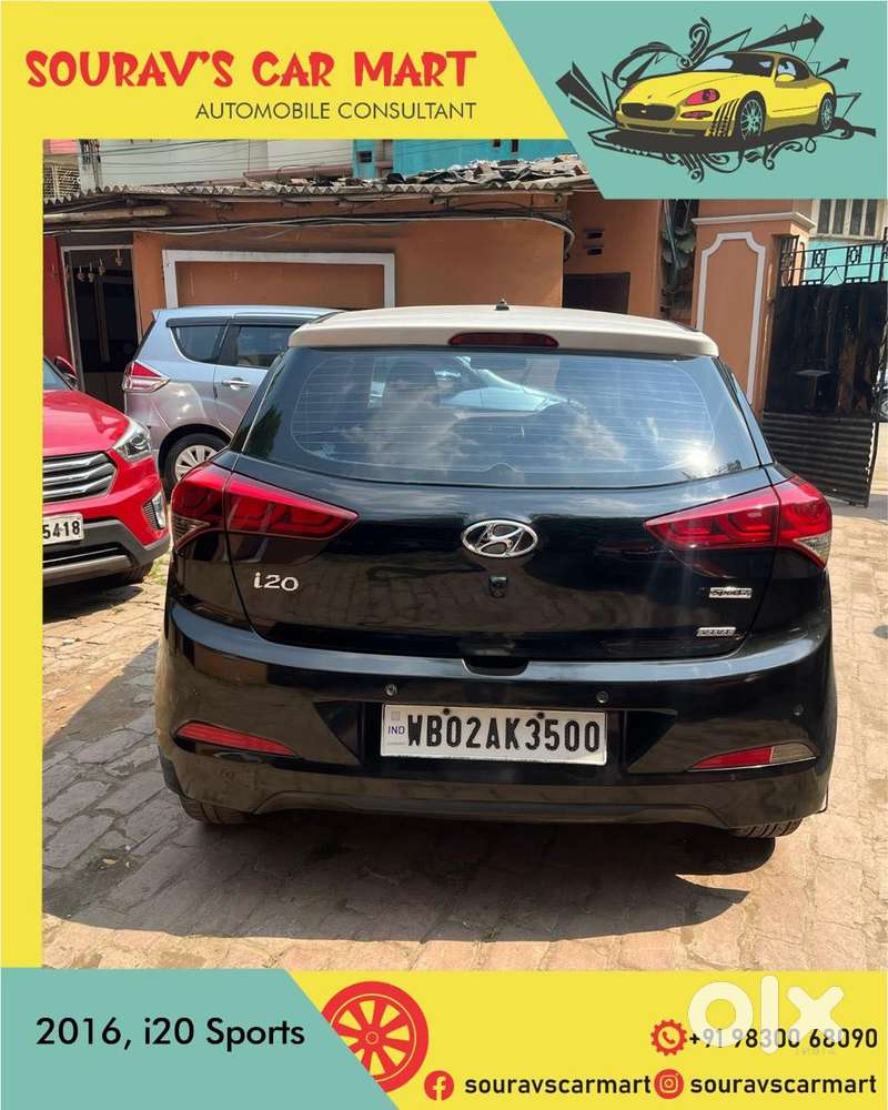 Hyundai Elite I20 Sportz (o) 1.2, 2016, Petrol