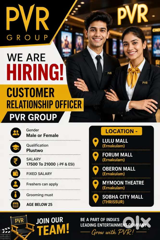 CUSTOMER RELATIONSHIP OFFICER VACANCY