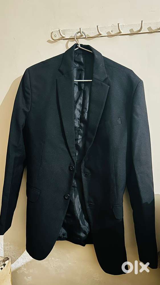 Black coat for men