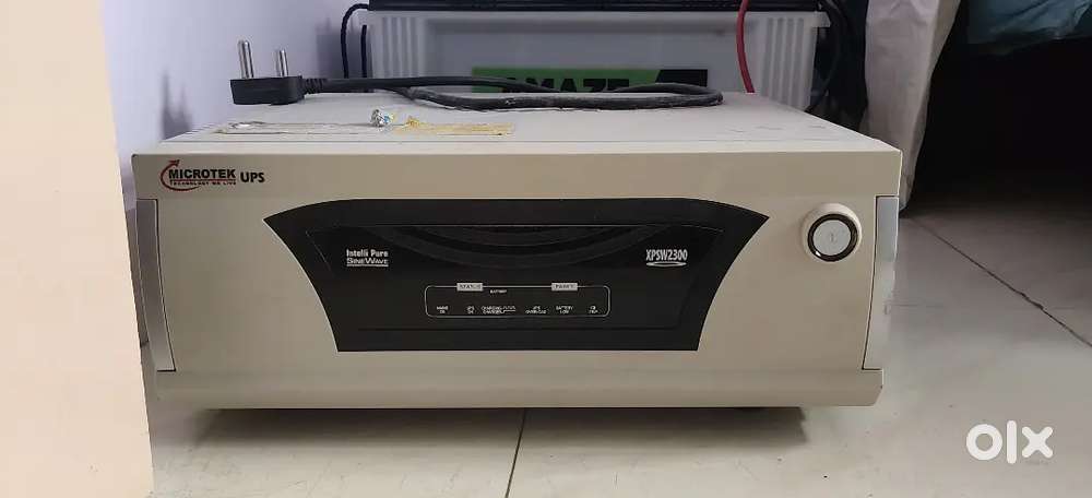 2 Amaze Tubular Batteries + Microtek XPSW2300 Inverter – Used 1 Month