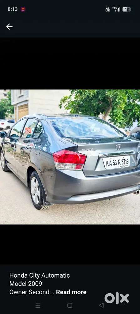 Honda City Automatic 
Model 2009
Owner 2
Insurance Running 
Fc Till 20