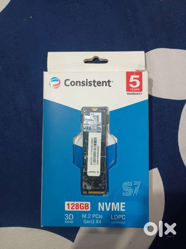 Nvme 128gb SSD Consistent