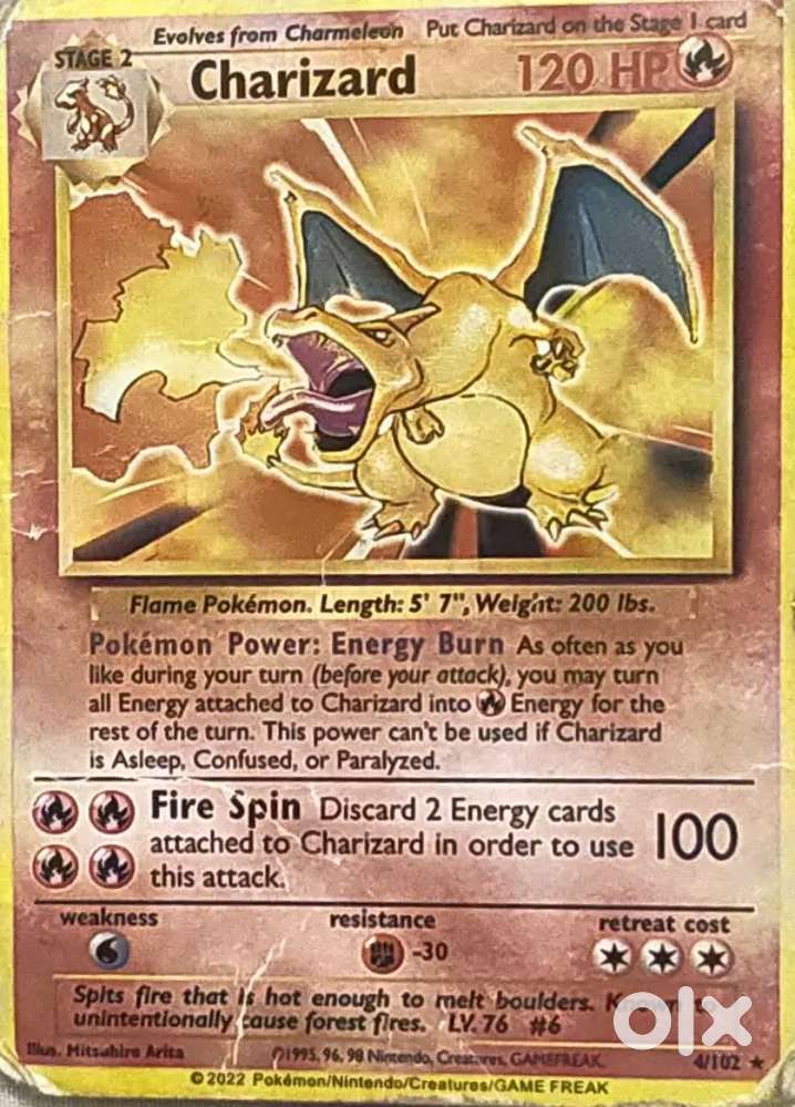 Rare pokemon card