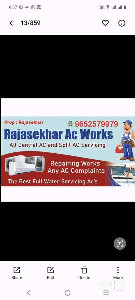 All AC  complaints cheyabadunu
