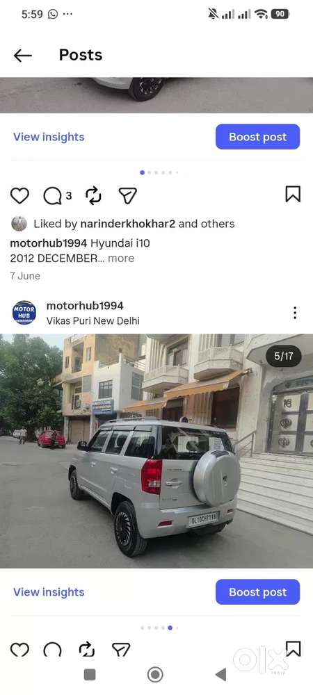 Mahindra Tuv 300 T6 Plus, 2017, Diesel