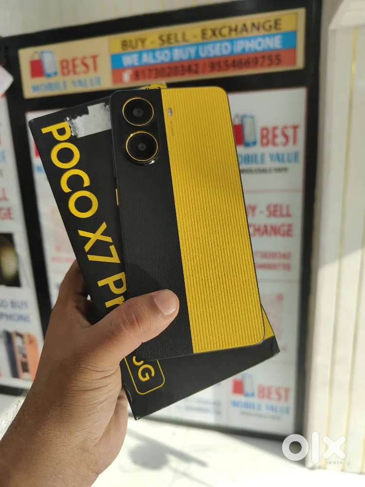 Poco X7 Pro 5G 8/256GB Yellow Full Kit 100% Condition - Mobile