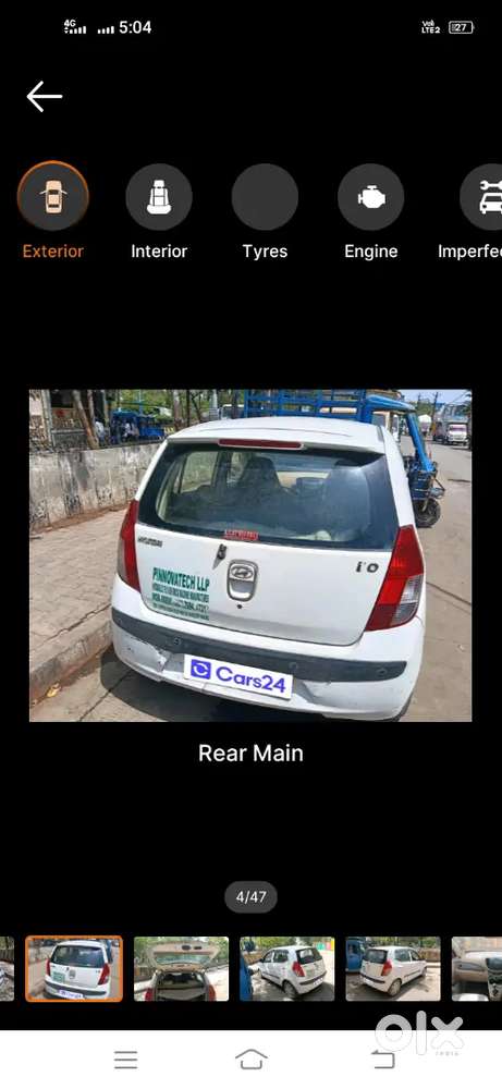 I 10 Car Cng +patrol Best Condition 2008 Model Power Windo