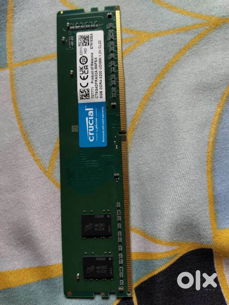 Crucial RAM 8 GB DDR 4 with bill