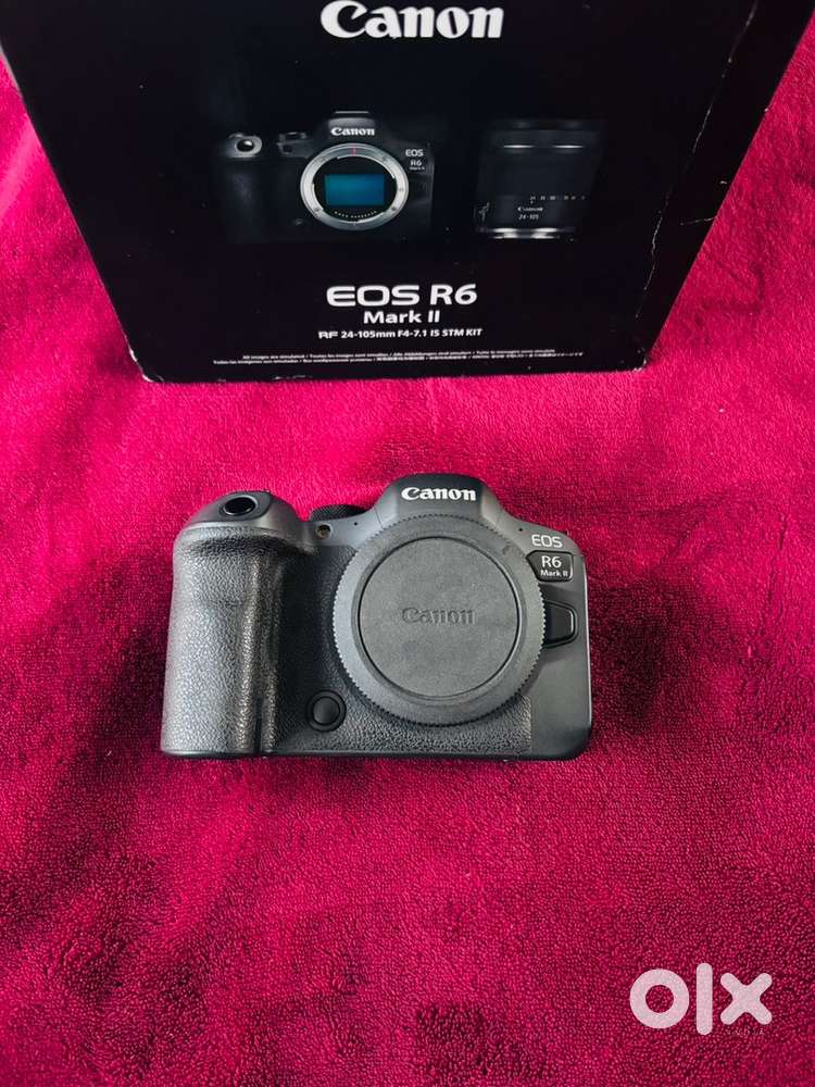 Canon EOS R6 Mark Il with lens adapter