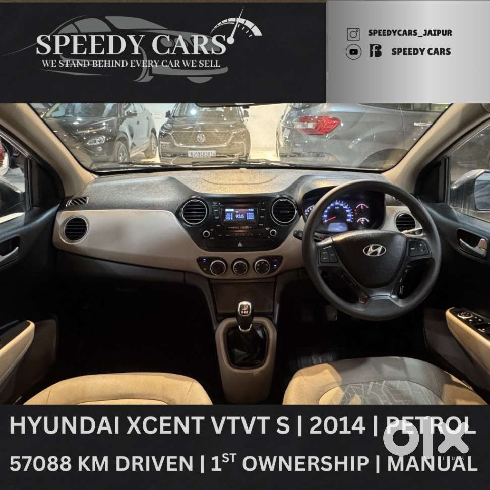 Hyundai Xcent 1.2 Vtvt S, 2014, Petrol