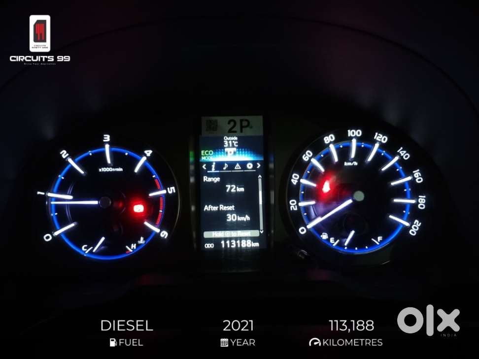 Toyota Innova Crysta 2.4 Z 7 Str, 2021, Diesel