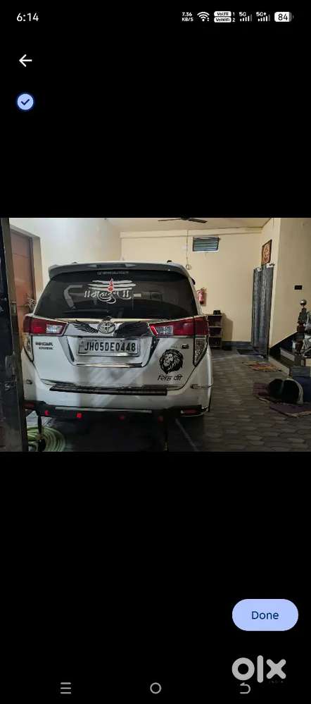 Toyota Innova Crysta 2.4 G Plus 2022