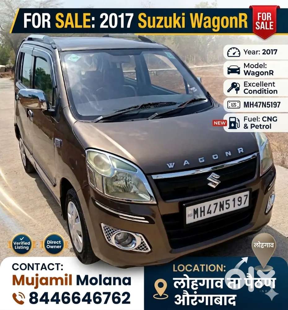 Maruti Suzuki Wagon R 1.0 2017 Cng & Hybrids 90000 Km Driven