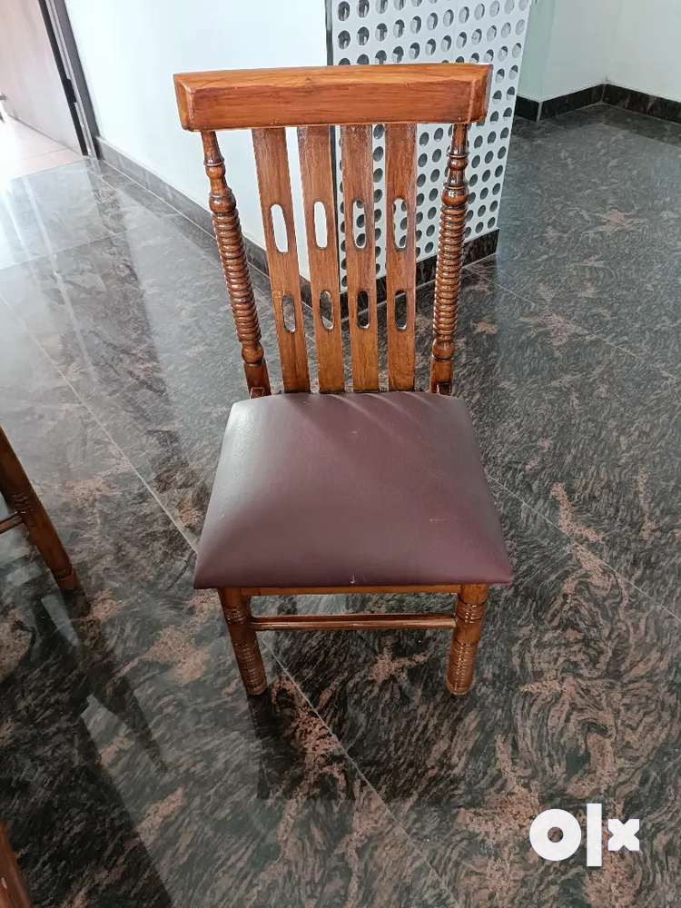 Wooden chair for store sale olx