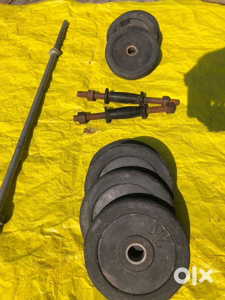16 KG WEIGHT DUMBELL AND ROD