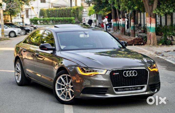 Audi A6 2.0 Tdi Top Model 2013 Grey Colour With Sunroof Diesel Variant