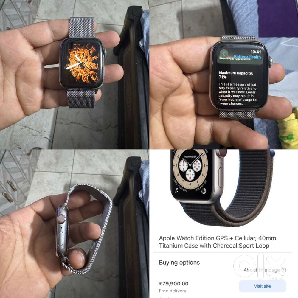 Gps Tracker Apple Watch Series 44mm Stainless Steel Apple Watch