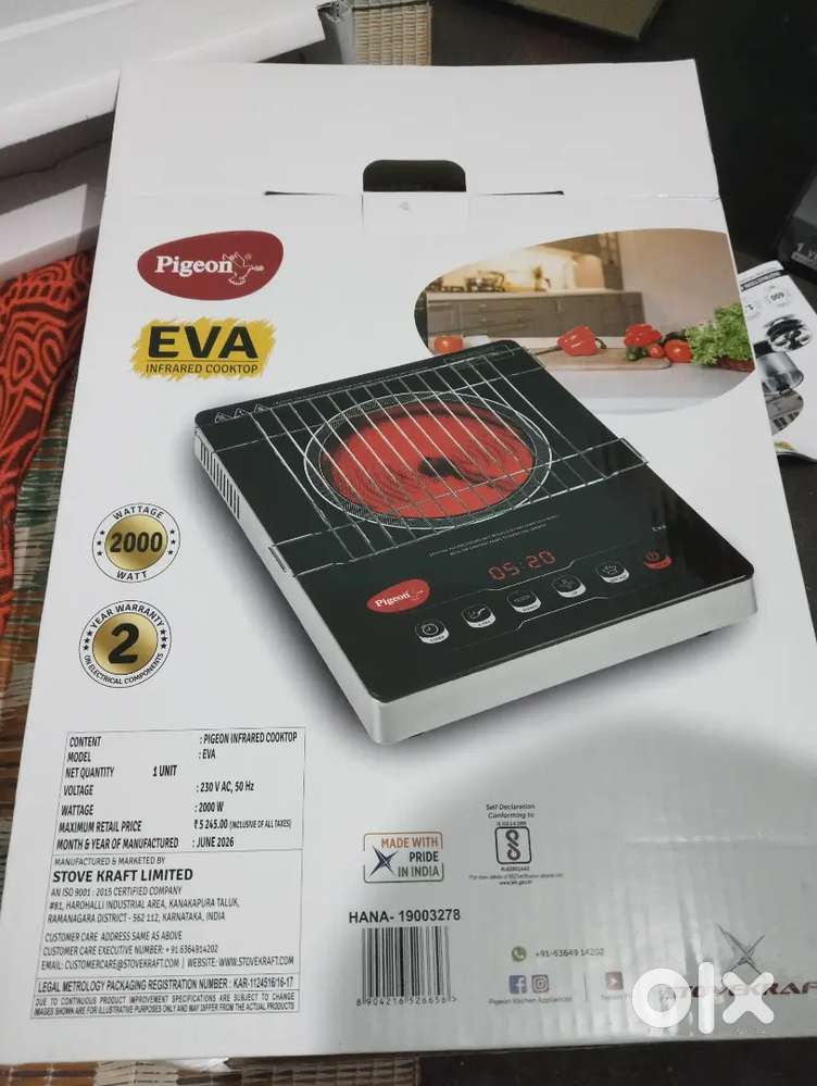 New Induction stove PIGEON brand
