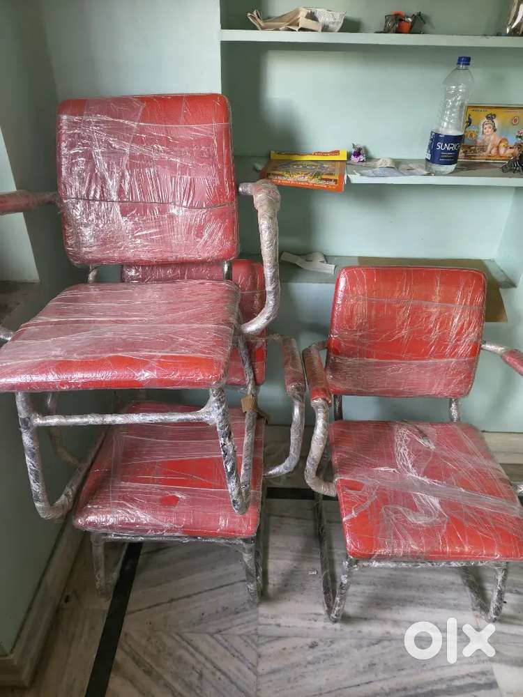 3 New Steel Office Chairs