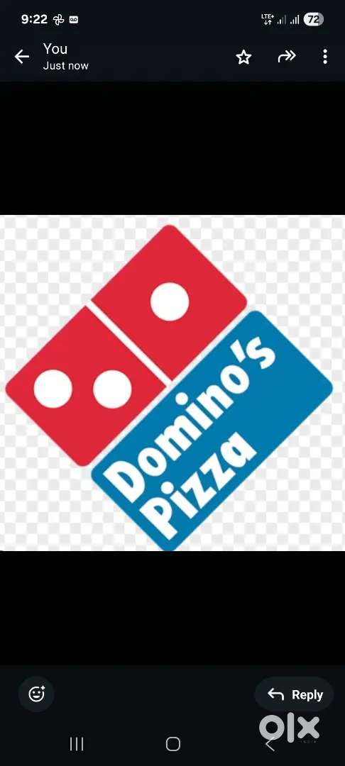 Delivery boy for Dominos  Pizza
