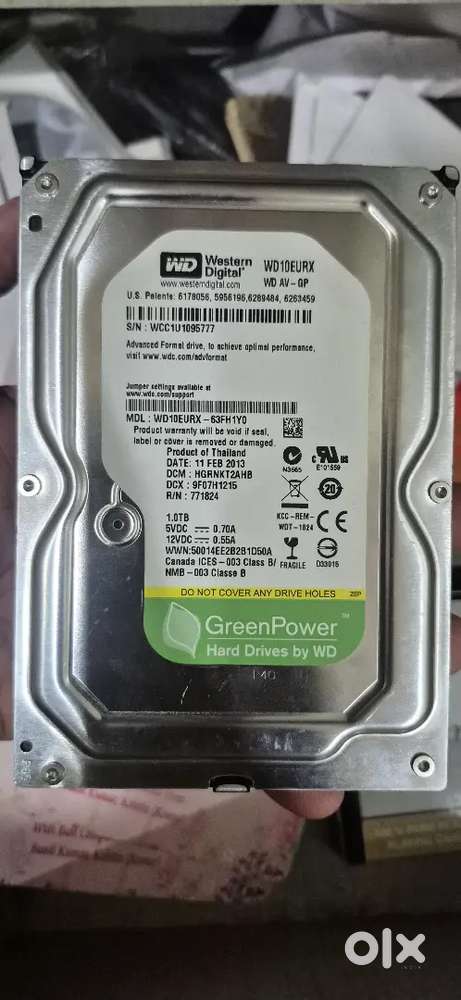 Hdd 1tb wd new