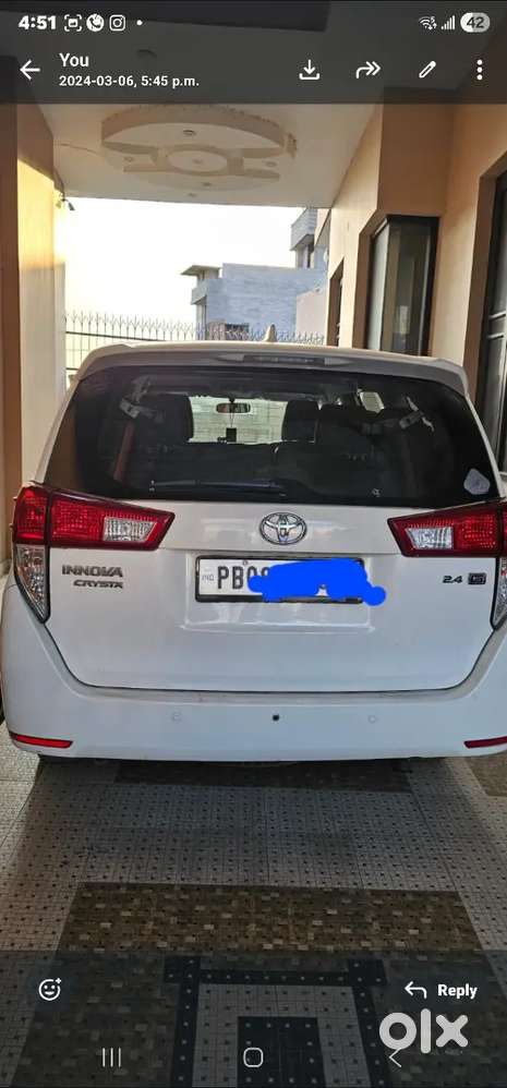 Toyota Innova Crysta 2018 Diesel 41000 Km Driven
