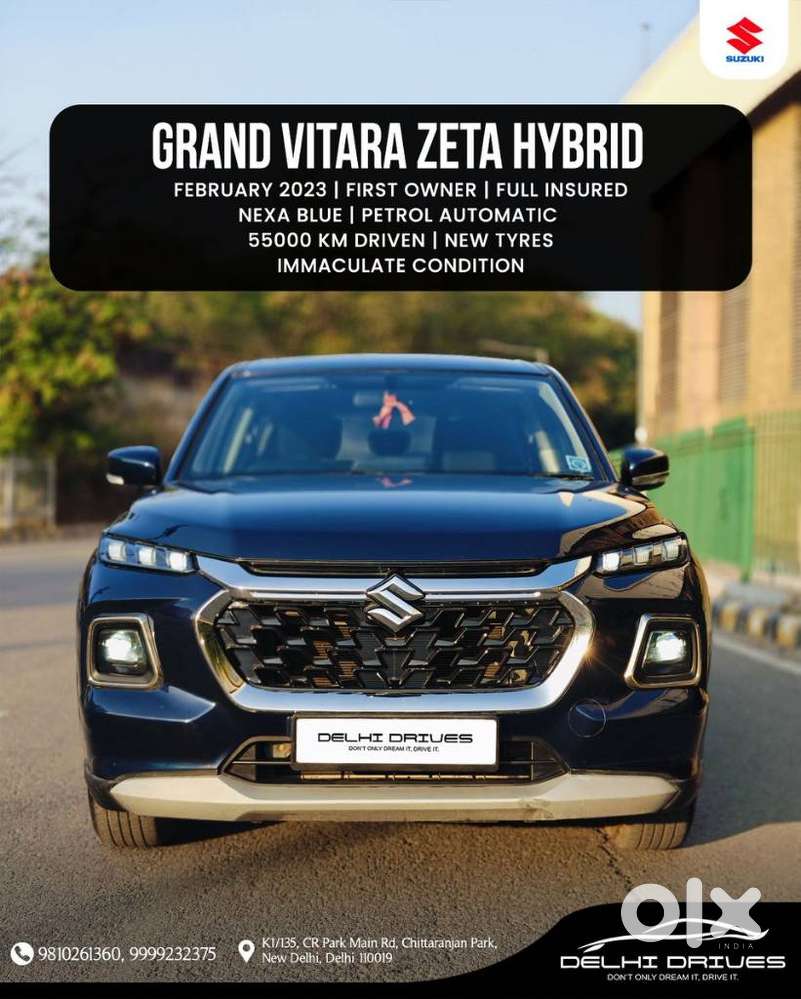 Maruti Suzuki Grand Vitara 1.5 Zeta Smart Hybrid At, 2023, Petrol
