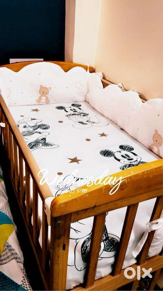 Baby crib with matteres Kids Furniture 1754103144