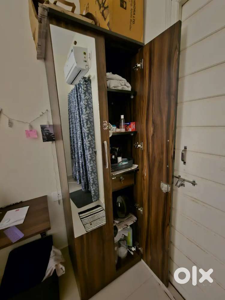 Wardrobe with mirror