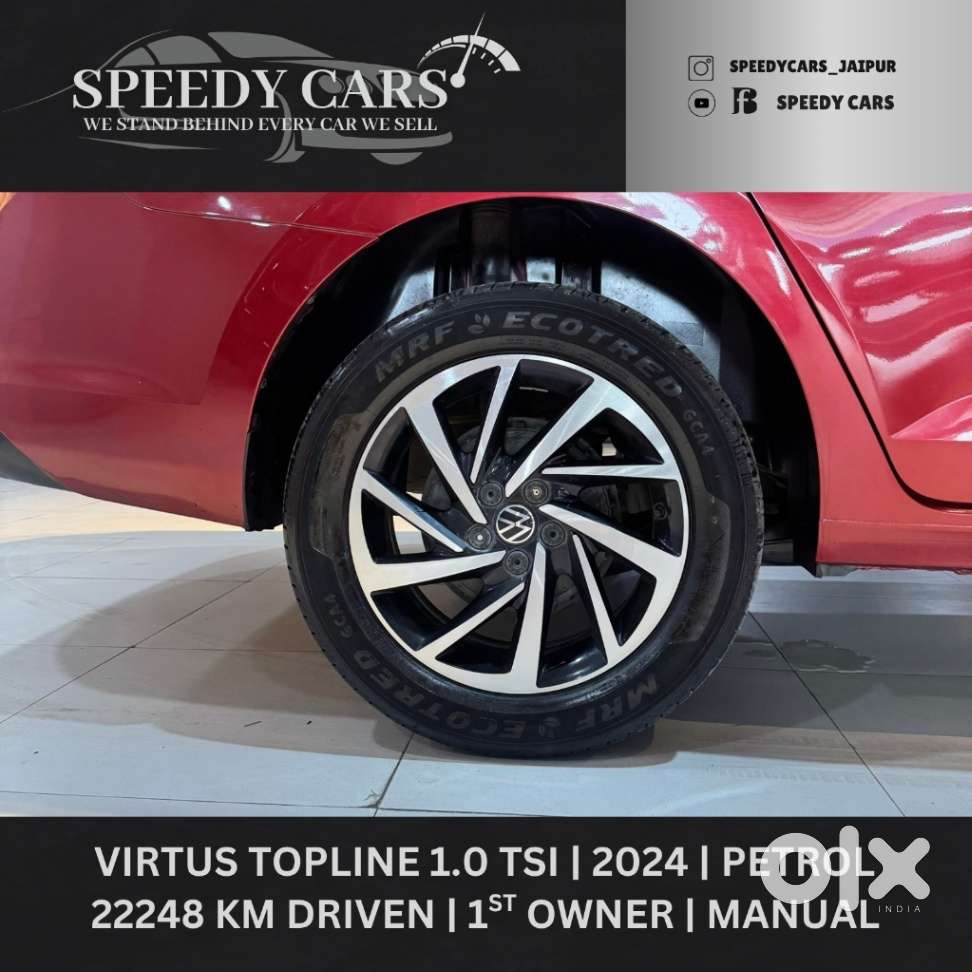 Volkswagen Virtus Topline 1.0 Tsi Mt (electric Seats), 2024, Petrol