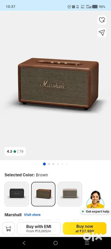 MARSHALL SPEAKER ( STANMORE 3 )