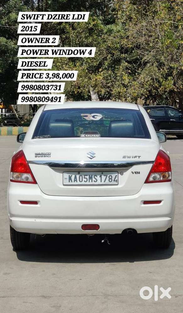 Maruti Suzuki Swift Dzire Ldi Optional, 2015, Diesel