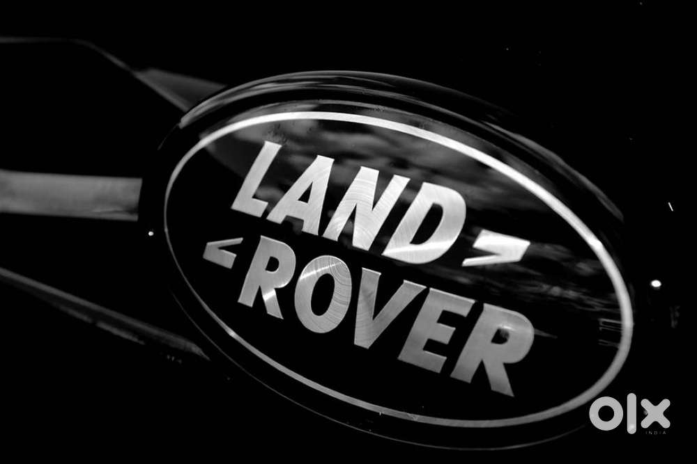 LAND ROVER BLACK AND GREEN COLOUR QUARTER PANEL SIDE LOGO