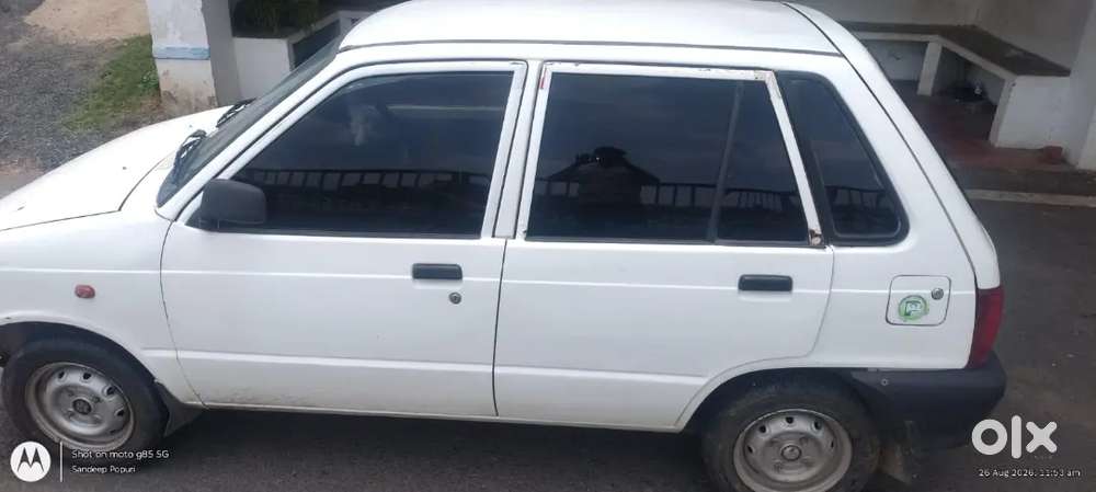 White Colour Maruti 800 Forsell