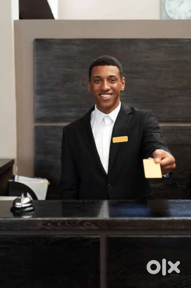 RECEPTIONIST REQUIRED MALE : DAY & NIGHT SHIFT