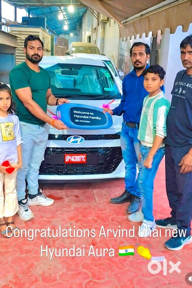 New Hyundai Aura Car Kam Sa Kam Downpymant Par Finance Kar Ka