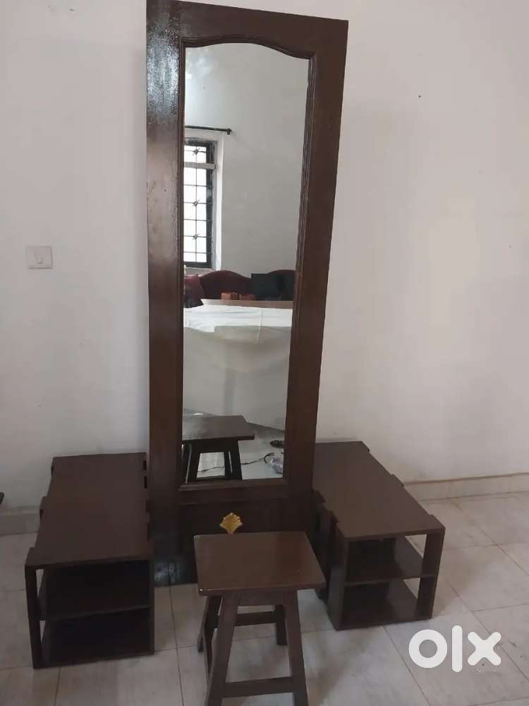 Dresser ( Dressing Table ) Teakwood with Stool