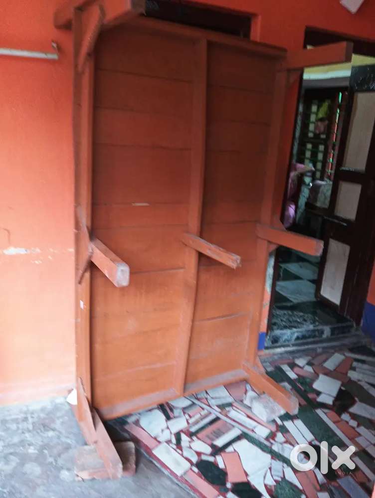Wooden Chouki with mattress