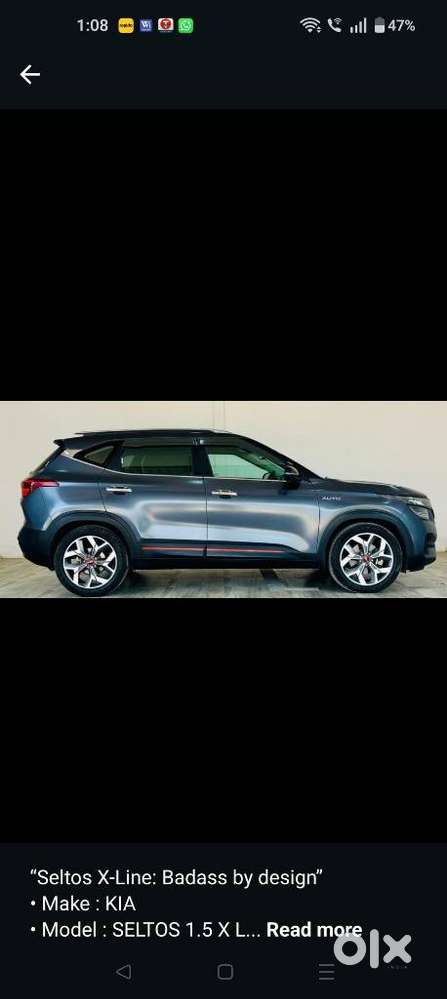 Kia Seltos 1.5 X-line Diesel At, 2022, Diesel