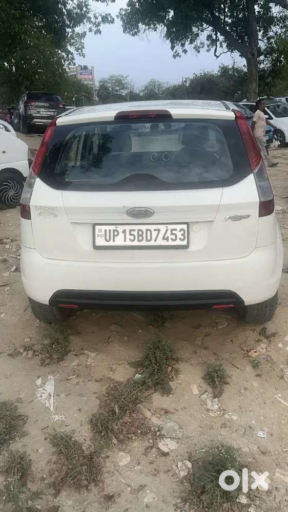 Ford Figo Milky White Car