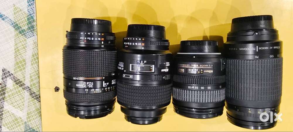 NIKON LENSES AND STUDIO LIGHTS
