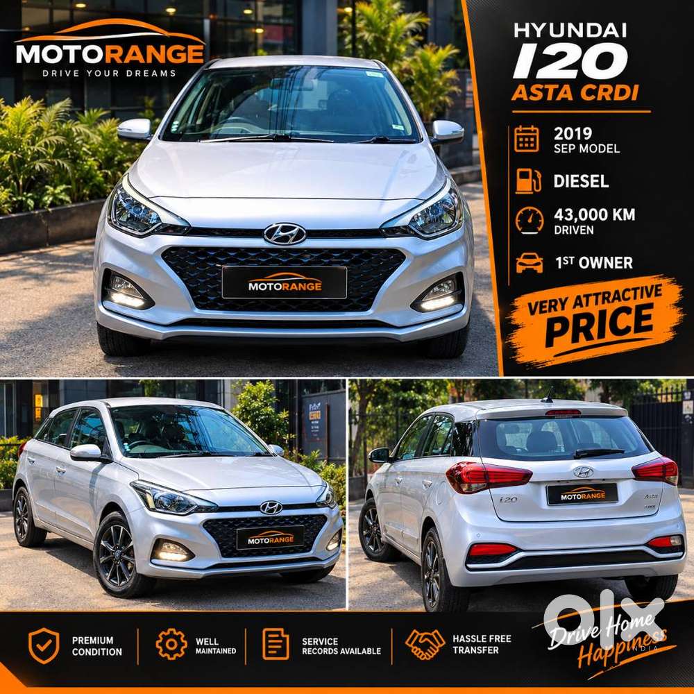Hyundai Elite I20 [ ] 1.4 Asta Crdi, 2019, Petrol