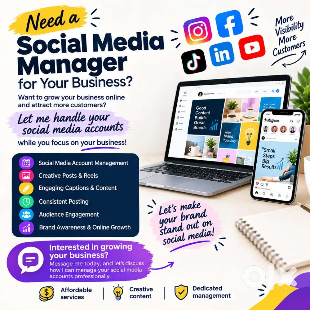 I am social media manager