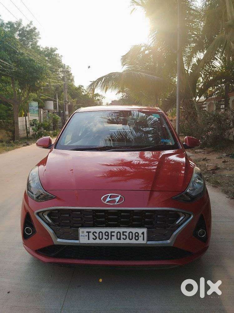 Hyundai Aura Sx (o) Manual, 2021, Petrol