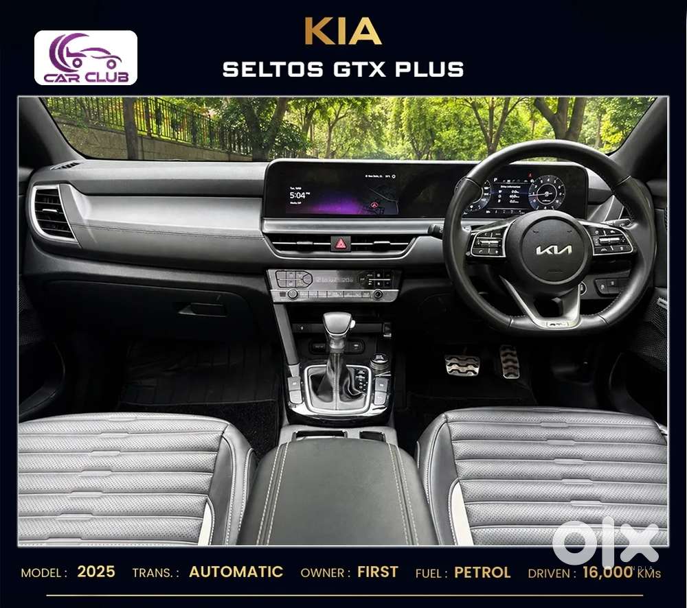 Kia Seltos Gtx Plus 1.5 Turbo Petrol Dct, 2025, Petrol