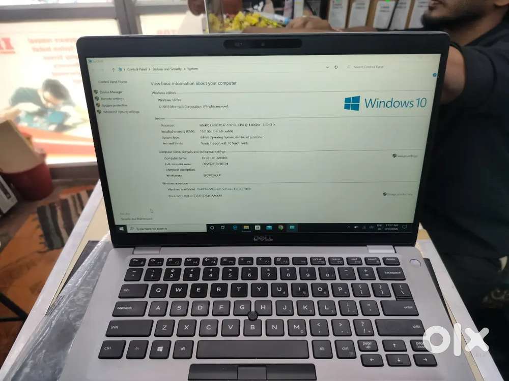 Dell i7 10th gen Touchscreen 16gb/256ssd