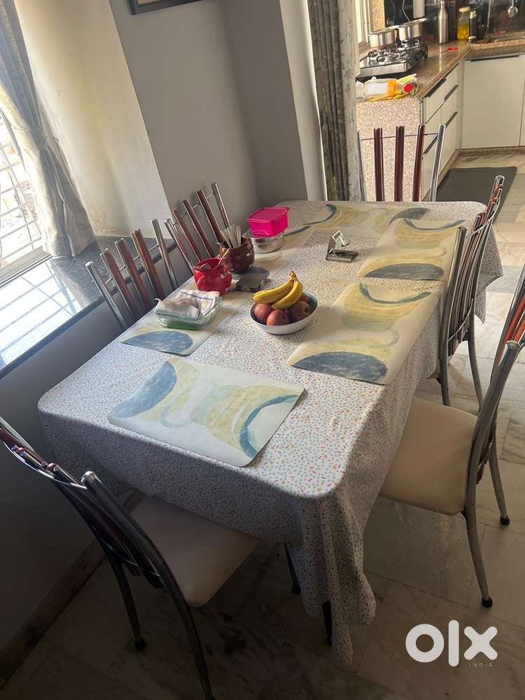 Dinning table with six chairs
