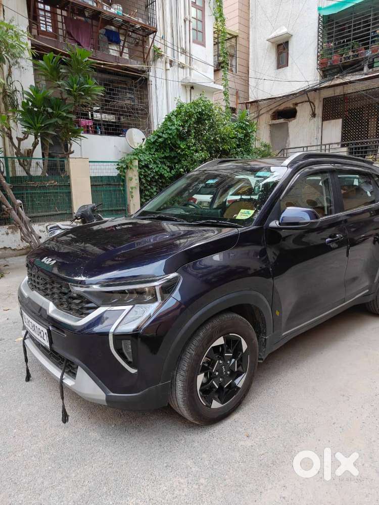 Kia Sonet Imperial Blue Color Htx 7dct