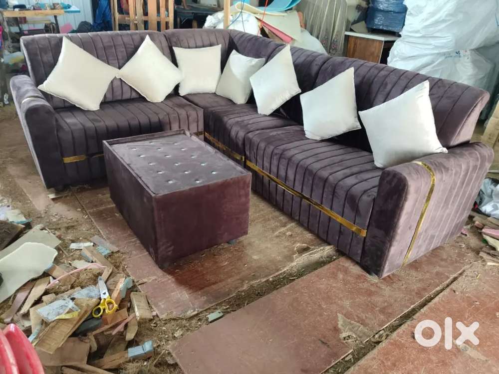 L Shape Sofa Buy Sell Used Sofa Dining in Hyderabad OLX