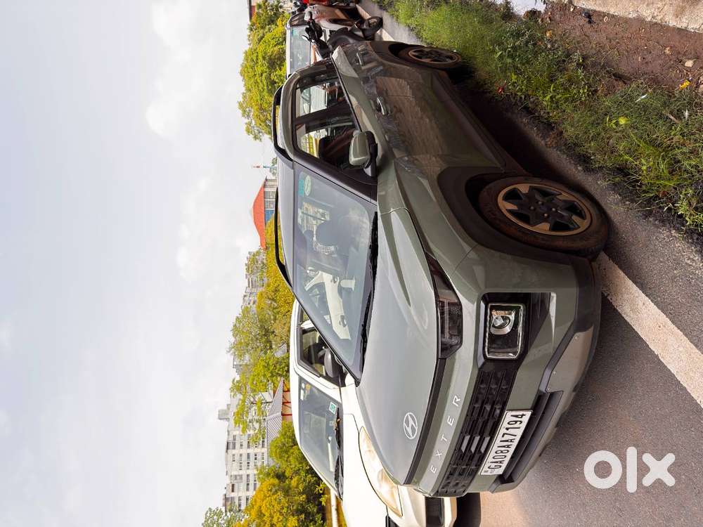 Khaki Colour Hyundai Exter Sx 1.2mt In Well Maintained, Good Condition